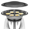 Produktbild: mixegg Pochiereinsatz kompatibel mit Thermomix TM6 TM5 TM31, Eierkocher Eier Pochierer, Zubehör