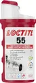 Produktbild: LOCTITE 55, Gewindedichtfaden für schnelle Dichtung, Gewindedichtung für Rohrgewinde und Anschlussstücke, für Gewinde aus Metall und Kunststoff, 1x160m