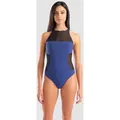 Produktbild: Badeanzug Damen arena Mesh Panels Swim Pro-Back - Navy - 36