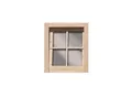 Produktbild: Dreh-/ Kippfenster aus Echtglas 38/40mm Gartenhausfenster