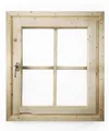 Produktbild: CHILLROI® Dreh-/ Kippfenster aus Echtglas 38/40mm Gartenhausfenster