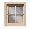 Produktbild: Karibu Fenster Dreh-/Kippfenster aus Echtglas 38/40mm Saunafenster Gartenhausfenster, (1 Stück), aus Nordische Fichte