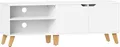 Produktbild: Songmics TV-Schrank mit Türen 140 cm Weiss