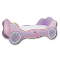 Produktbild: Stella Trading SISSY Kinderbett Mädchen mit 90 x 200 cm Liegefläche - Königliche Kutsche als Bett für kleine Prinzessinnen - 94 x 90 x 214 cm (B/H/T)