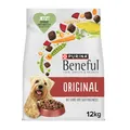Produktbild: Beneful Original Hundefutter trocken, mit Rind und Gartengemüse, 1er Pack (1 x 12kg)