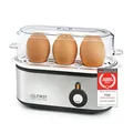 Produktbild: TZS First Austria Elektrischer Eierkocher 210W, 3 Eier, mit Messbecher und Eierstecher, für hartgekochte, weichgekochte, Eier