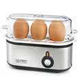 Produktbild: TZS-First-Austria Eierkocher FA-5115-2, bis 3 Eier, 210 Watt, Edelstahl, silber
