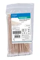 Produktbild: Watteträger kleiner Kopf Holzstab mit kleinem Wattekopf 15 cm lang á 100 Stüc...