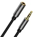 Produktbild: deleyCON 0,5m Klinke Audio Stereo AUX Kabel Verlängerungskabel 3,5mm Klinkenkabel Audiokabel Verlängerung Metallstecker Handy Smartphone Tablet Kopfhörer HiFi Receiver (Extra Dünn & Flexibel)