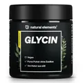 Produktbild: natural elements L-Glycin Pulver – 500g – 11 Monate Reichweite – optimal dosiert, von Natur aus süß