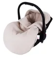 Produktbild: BabyLux Fußsack Sommerfußsack 90cm für Babyschale, Kinderwagen & Buggy Frühling Herbst, Musselin - Beige Fußsack