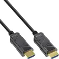 Produktbild: InLine® HDMI AOC Kabel, Ultra High Speed 8K4K, schwarz, 15m Kabel (8K4K)