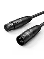 Produktbild: UGREEN Mikrofonkabel XLR Stecker auf XLR Busche Busche XLR Kabel Schwarz (5M)