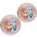 Produktbild: TIB Lampion * PAW Patrol & Skye * als Deko oder Spiel für Kindergeburtstag, Halloween oder Karneval | Polizeihunde Mottoparty Party Rosa Laterne