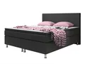 Produktbild: Boxspringbett Madrid 180x200 cm Kunstleder Schwarz