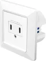 Produktbild: LogiLink Unterputz-Steckdose 2x USB-C Kupplung PD weiß