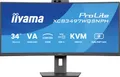Produktbild: Iiyama XCB3497WQSNPH-B1 LED-Monitor EEK F (A - G) 86.4 cm (34 Zoll) 3440 x 1440 Pixel 21:9 0.4 ms VA LED
