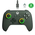 Produktbild: 8bitdo Ultimate C Wired Controller for Xbox, RGB Lighting Fire Ring and Hall Effect Joysticks, Compatible with Xbox Series X|S, Xbox One, Windows 10/11 - Officially Licensed (Dark Green)