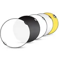 Produktbild: 5 in 1 Reflektor 80CM Rund Fotografie Faltreflektor Tragbarer Faltbarer Diffu...