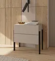 Produktbild: OTTO home Nachtkommode Jukon, Breite 59 cm, moderne Kommode mit zwei Schubladen, Nako mit zwei Schubladen, push to open Funktion