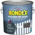 Produktbild: Bondex Holzfarbe für Außen 2,5 L anthrazit Deckfarbe Wetterschutz Holzschutz