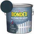 Produktbild: Bondex Holzfarbe draußen Wetterschutzfarbe Anthrazit seidenglänzend 2,5 L