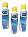 Produktbild: ✅Scholl Fußschutz Spray 2in1 Stoppt Fußgeruch Hält die Füße Trocken 150ml 3er