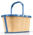 Produktbild: reisenthel Einkaufskorb Tasche Korb carrybag frame raffia blue BK4122