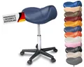 Produktbild: Duke-Handel Drehhocker Sattelhocker, Arbeitshocker, Rollhocker, Hocker, Sattelstuhl (1 St., in vielen Farben erhältlich), höhenverstellbar, ergonomisch, Rückenschonend