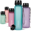 Produktbild: 720°DGREE Trinkflasche 1l Sport “uberBottle“ softTouch +Sieb - BPA-Frei - Wasserflasche für Uni, Arbeit, Fitness, Fahrrad, Outdoor, Job - Sportflasche aus Tritan - Leicht, Stoßfest, Wiederverwendbar