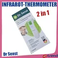 Produktbild: Dr. Senst Infrarot 2in1 Thermometer Stirn & Raum kontaktlos, mit Speicher