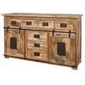 Produktbild: Sideboard Mango 150x45x90 natur lackiert railway 119