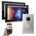 Produktbild: Goliath Hybrid | IP | Full-HD Video Türsprechanlage | App | 2-Fam | 2 x Full-Touchscreen 10