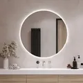 Produktbild: LED Badspiegel Badezimmerspiegel mit Beleuchtung Rundspiegel - Rund Ø40 cm - (Neutralweiß 4000K)