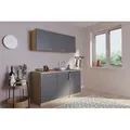 Produktbild: Küche Miniküche Singleküche Küchenzeile Pantry Eiche Grau Luis 150 Cm Respekta