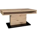 Produktbild: Couchtisch - schwarz matt - Viking Oak - 2 Fächer