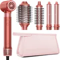 Produktbild: HITTIONA 5-in-1-Kombigerät (Haartrockner, Lockenstab, Glätteisen) + Tasche