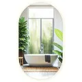 Produktbild: Tulup LED Spiegel Ovaler Spiegel Beleuchtet 40 cm x 70 cm LED Ovaler Spiegel Flur LED Ovaler Wandspiegel Neutralweiß 4000K