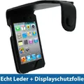 Produktbild: Schwarz Echtes Leder Tasche für Apple iPod Touch 4G 4te Gen 8/32/64gb Hülle Case