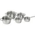 Produktbild: Topf-Set Quality One, 5-teilig edelstahl