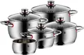 Produktbild: WMF Quality One Topfset Induktion 5-teilig, Kochtopf Set, Cromargan Edelstahl