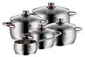 Produktbild: WMF Topf-Set Quality One 5-tlg. – Cromargan® Edelstahl 18/10, poliert