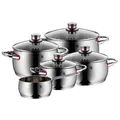Produktbild: WMF Topf-Set Quality One 5-teilig Bratentopf Fleischtopf Stielkasserolle