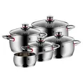 Produktbild: WMF Topfserie QUALITY ONE Topfset 5-teilig mit Stieltopf COOL+Griffe INDUKTION