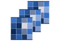 Produktbild: Kracht Geschirrtuch Blockkaro, (Set, 3-tlg., Set), 3er Pack Frottee Küchenhandtücher (3 Stück) ca.50x50cm Baumwolle