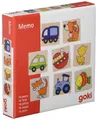 Produktbild: goki 56698 - Memospiel Mein erstes Memo aus Holz, Erinnerungsspiel Klassiker mit