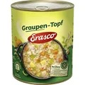 Produktbild: Erasco Graupen-Topf mit Gemüse und Schweinefleisch (1 x 800g), In rund 5 Minuten fertig – Herzhaft und deftig – Einfach lecker