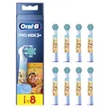 Produktbild: Oral-B Pro Kids König der Löwen Aufsteckbürsten — ORIGINAL Zahnbürstenaufsatz für Elektrische Zahnbürste — Extra Weiche Borsten, Oral-B Ersatzbürsten für Kinder ab 3 Jahren — Weiß, 8 Stück