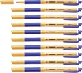 Produktbild: STABILO Tintenroller pointVisco Blau 10er Pack 0,5mm Strichstärke Schreibset