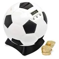 Produktbild: Fußball Sparschwein Kunststoff Automatischer Münzzähler Geschenk